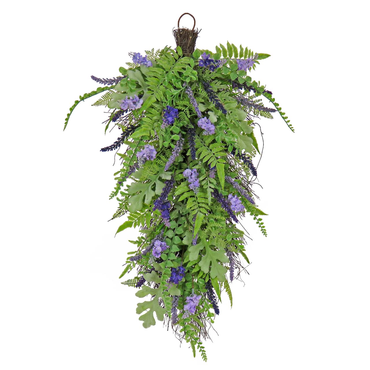 30" Fern & Astilbe Flowers Teardrop